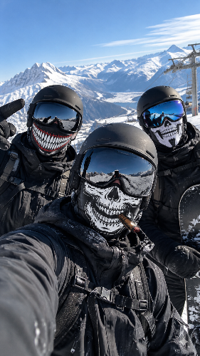 SKULLRIDE™ - SKIE & SNOWBOARDING BALACLAVA